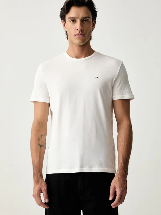 Zdjęcie produktu Tommy Jeans T-shirt męski bawełniany 3-pack biały