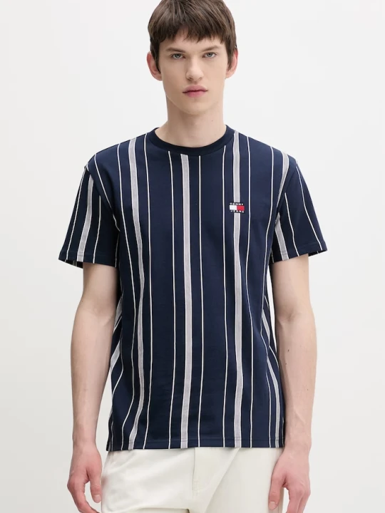 Zdjęcie produktu Tommy Jeans t-shirt męski bawełniany granatowy