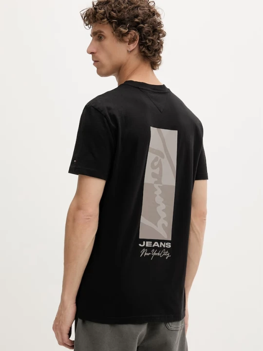 Zdjęcie produktu Tommy Jeans t-shirt męski bawełniany czarny