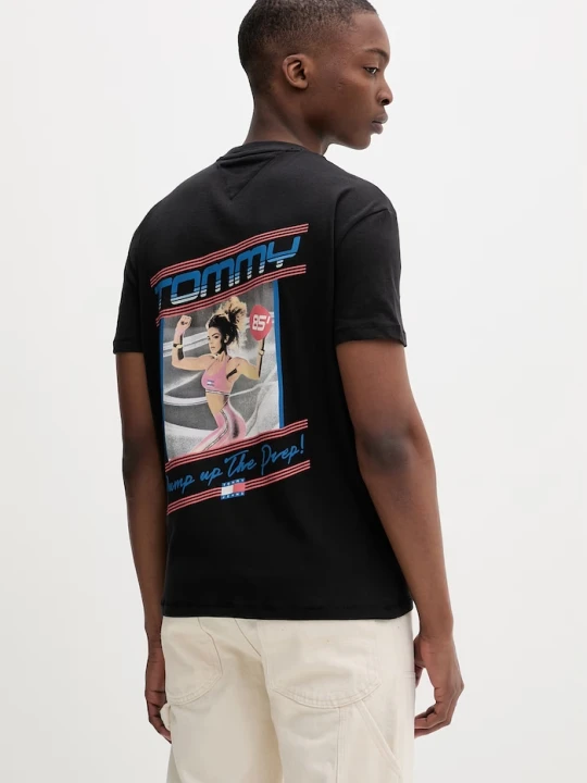 Zdjęcie produktu Tommy Jeans T-shirt męski bawełniany czarny