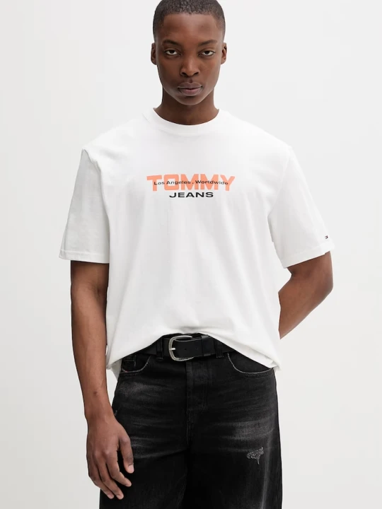 Zdjęcie produktu Tommy Jeans T-shirt męski bawełniany biały