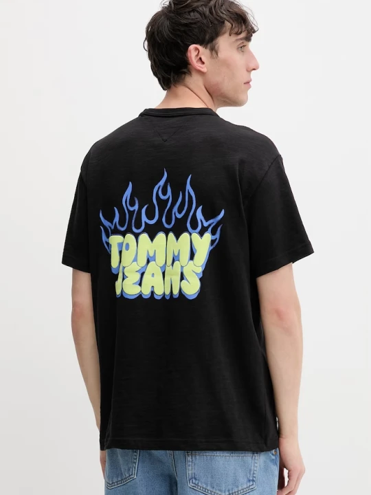 Zdjęcie produktu Tommy Jeans T-shirt męski bawełniany czarny