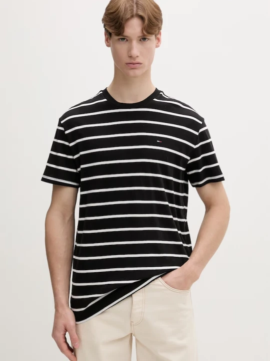Zdjęcie produktu Tommy Jeans T-shirt męski bawełniany czarny