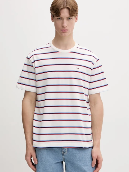 Zdjęcie produktu Tommy Jeans T-shirt męski bawełniany biały