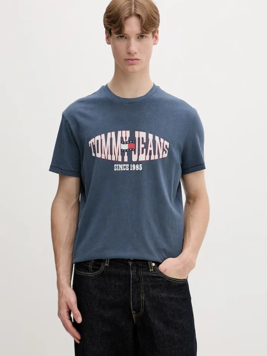 Zdjęcie produktu Tommy Jeans T-shirt męski bawełniany granatowy
