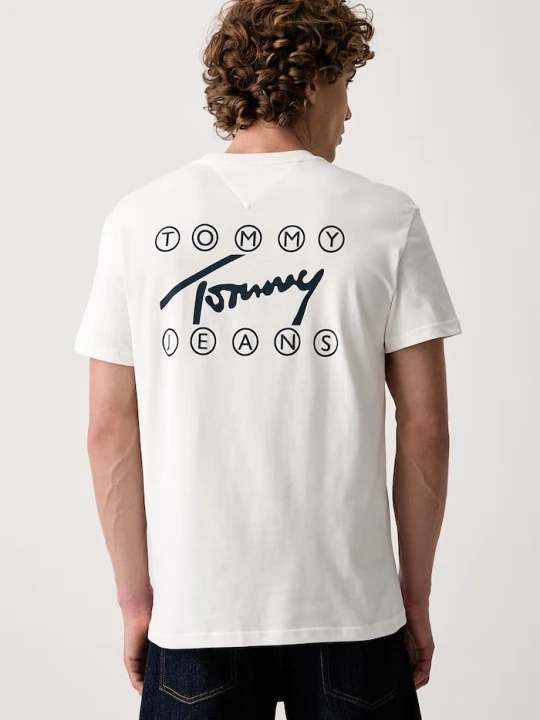 Zdjęcie produktu Tommy Jeans T-shirt męski bawełniany biały