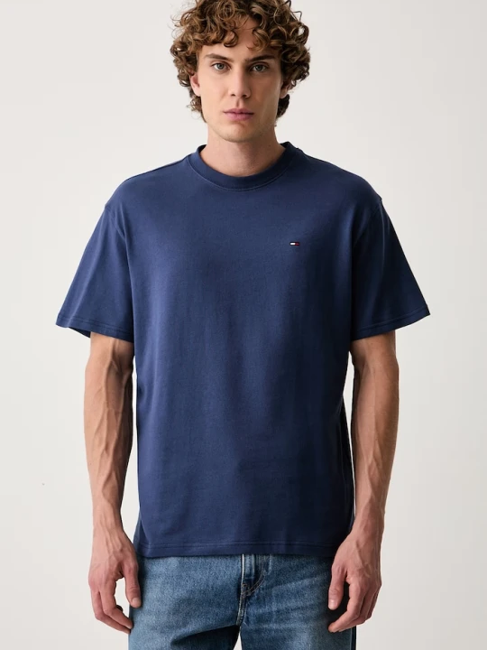 Zdjęcie produktu Tommy Jeans T-shirt męski bawełniany granatowy