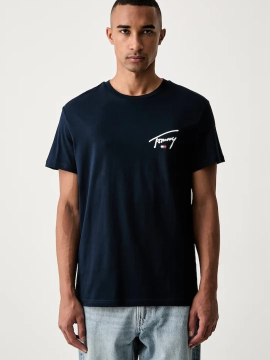 Zdjęcie produktu Tommy Jeans T-shirt męski bawełniany granatowy