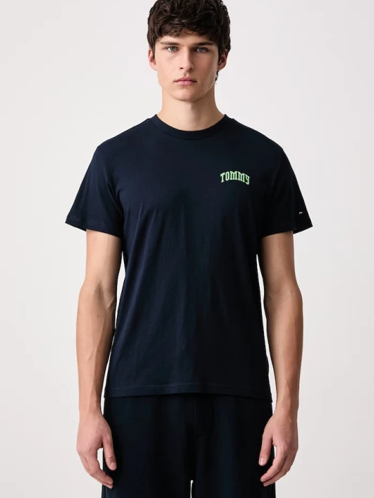 Zdjęcie produktu Tommy Jeans T-shirt męski bawełniany granatowy
