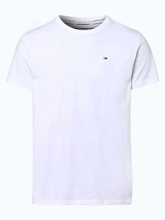 Zdjęcie produktu Tommy Jeans T-shirt Mężczyźni Bawełna biały