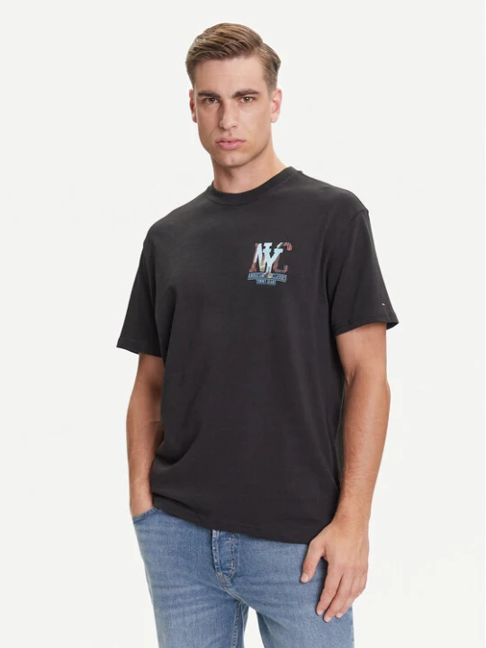 Zdjęcie produktu Tommy Jeans T-Shirt Novelty DM0DM21831 Szary Relaxed Fit