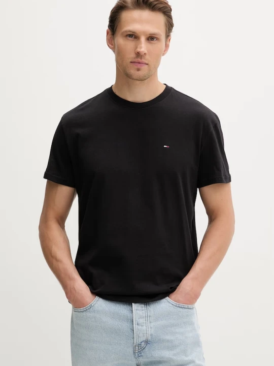 Zdjęcie produktu Tommy Jeans T-shirt oversize męski bawełniany czarny