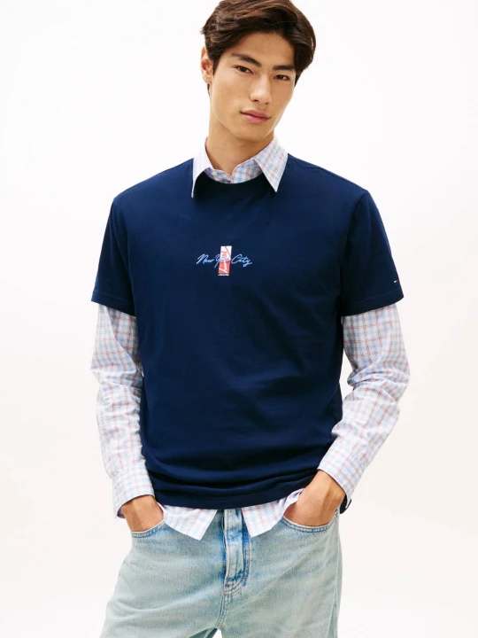 Zdjęcie produktu Tommy Jeans T-shirt | Regular Fit granatowy
