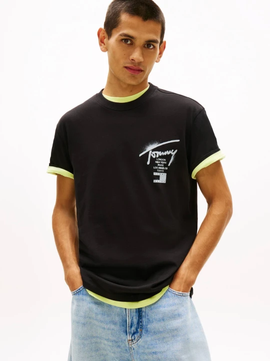 Zdjęcie produktu Tommy Jeans T-shirt | Regular Fit czarny