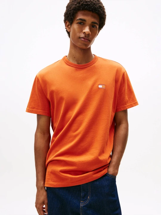 Zdjęcie produktu Tommy Jeans T-shirt | Regular Fit pomarańczowy