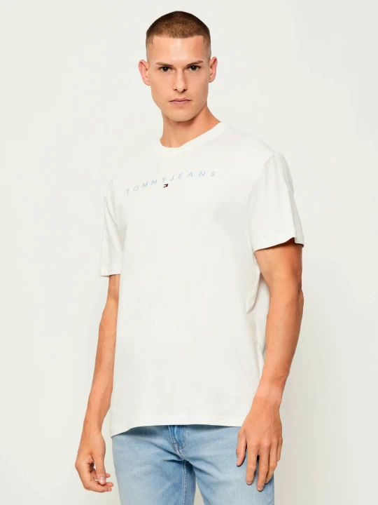Zdjęcie produktu Tommy Jeans T-shirt | Regular Fit ecru