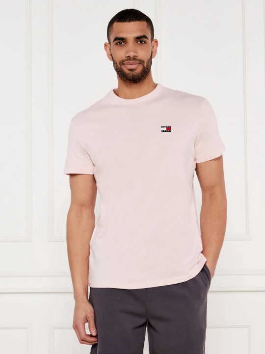 Zdjęcie produktu Tommy Jeans T-shirt | Regular Fit pudrowy róż