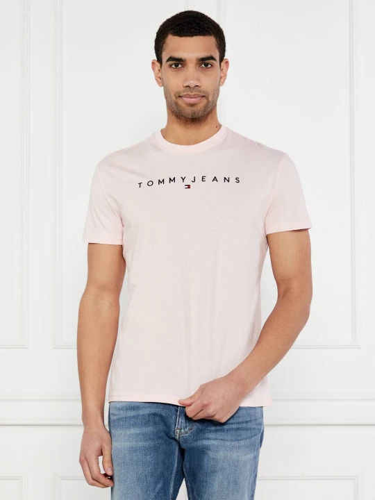 Zdjęcie produktu Tommy Jeans T-shirt | Regular Fit pudrowy róż