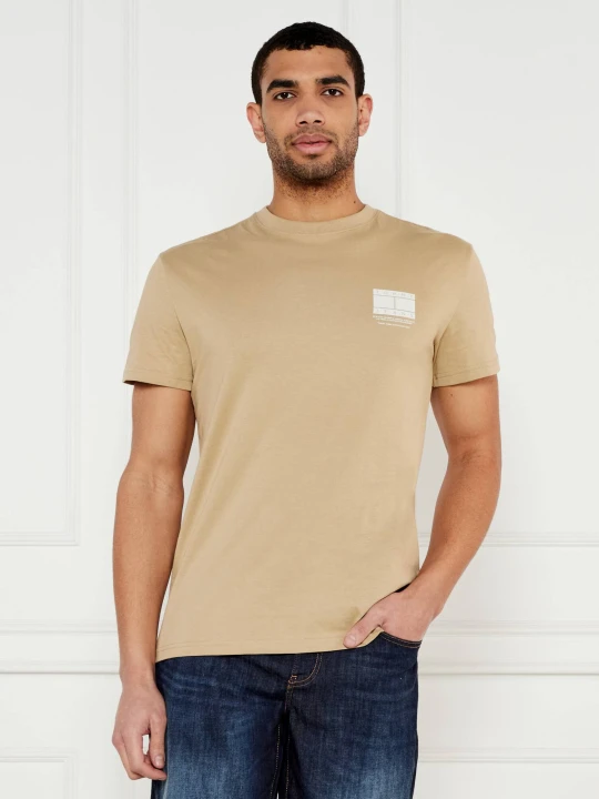 Zdjęcie produktu Tommy Jeans T-shirt | Regular Fit beżowy