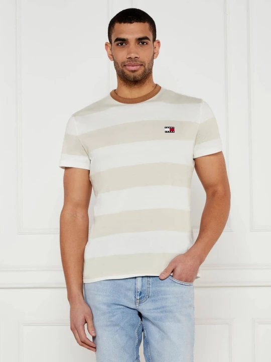 Zdjęcie produktu Tommy Jeans T-shirt | Regular Fit beżowy