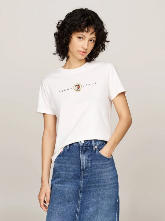 Zdjęcie produktu Tommy Jeans T-shirt | Regular Fit biały