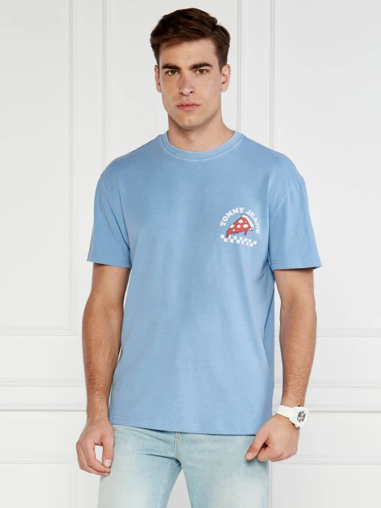 Zdjęcie produktu Tommy Jeans T-shirt | Regular Fit błękitny