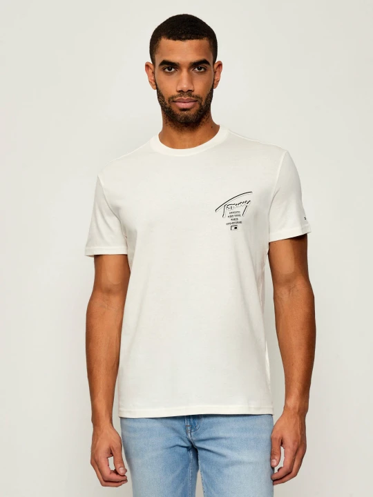 Zdjęcie produktu Tommy Jeans T-shirt | Regular Fit ecru