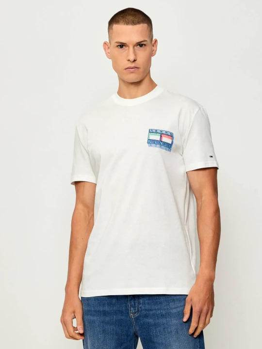 Zdjęcie produktu Tommy Jeans T-shirt | Regular Fit ecru