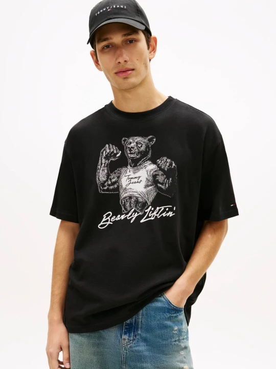 Zdjęcie produktu Tommy Jeans T-shirt | Relaxed fit czarny