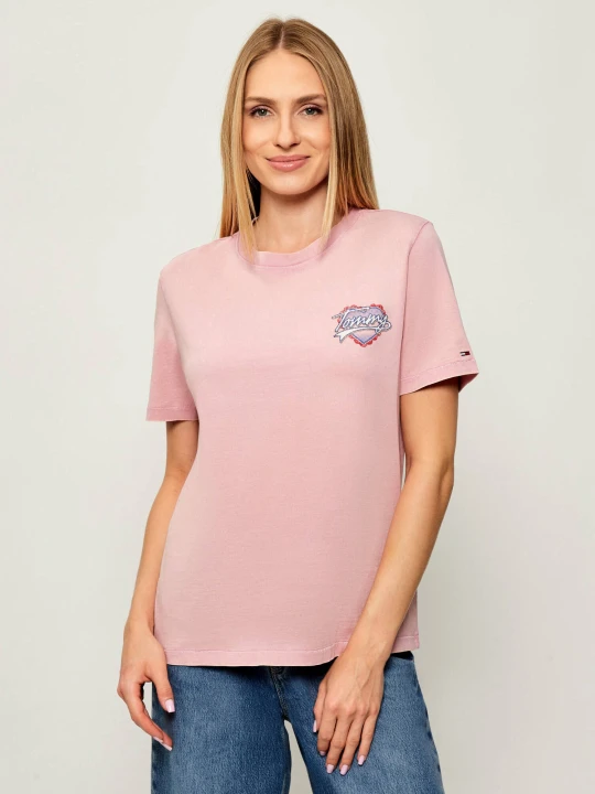 Zdjęcie produktu Tommy Jeans T-shirt | Relaxed fit różowy