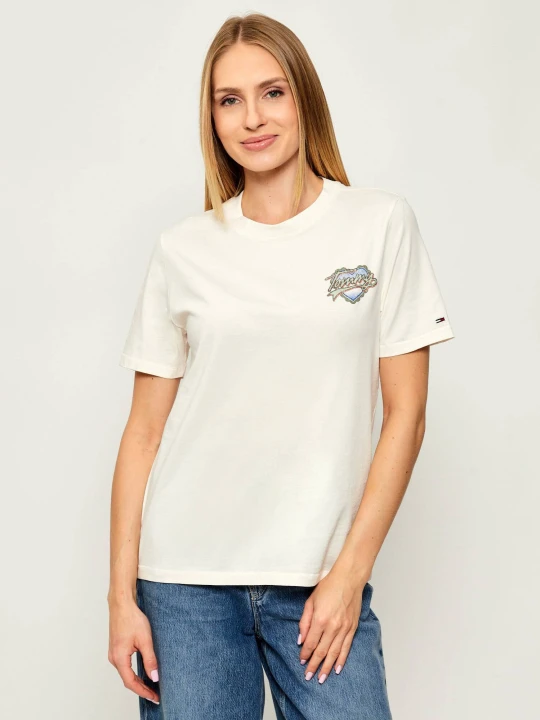 Zdjęcie produktu Tommy Jeans T-shirt | Relaxed fit ecru