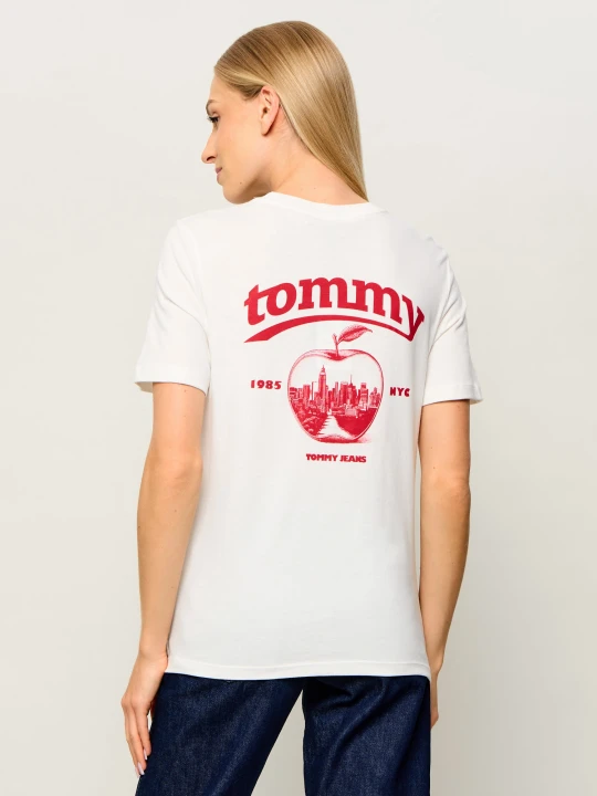 Zdjęcie produktu Tommy Jeans T-shirt | Relaxed fit ecru