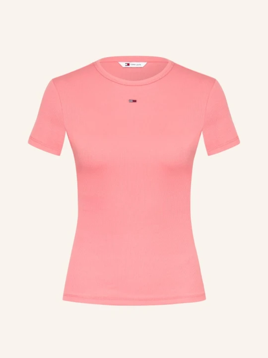 Zdjęcie produktu Tommy Jeans T-Shirt rot MOCNORÓŻOWY