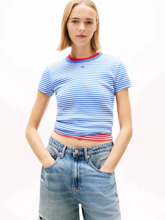 Zdjęcie produktu Tommy Jeans T-shirt | Slim Fit niebieski