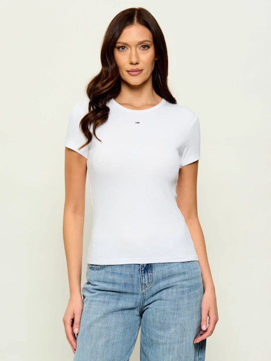 Zdjęcie produktu Tommy Jeans T-shirt | Slim Fit biały