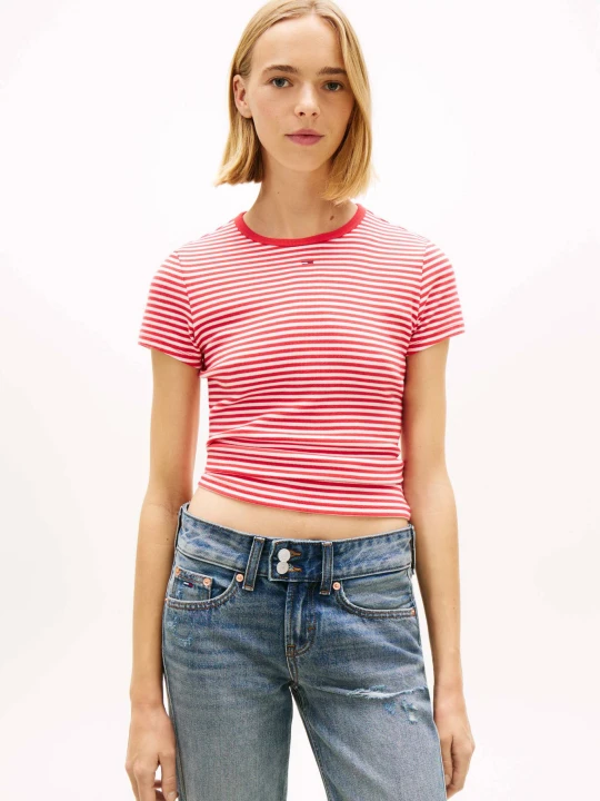 Zdjęcie produktu Tommy Jeans T-shirt | Slim Fit czerwony