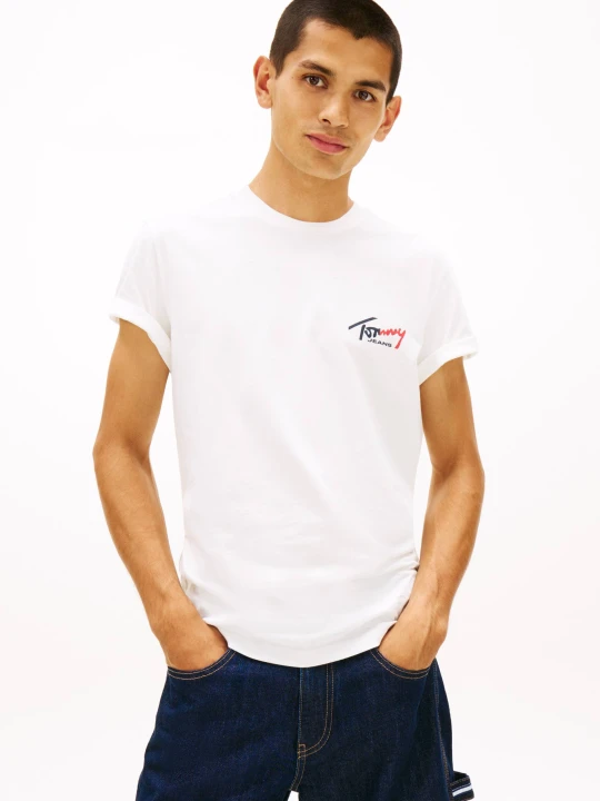 Zdjęcie produktu Tommy Jeans T-shirt | Slim Fit biały