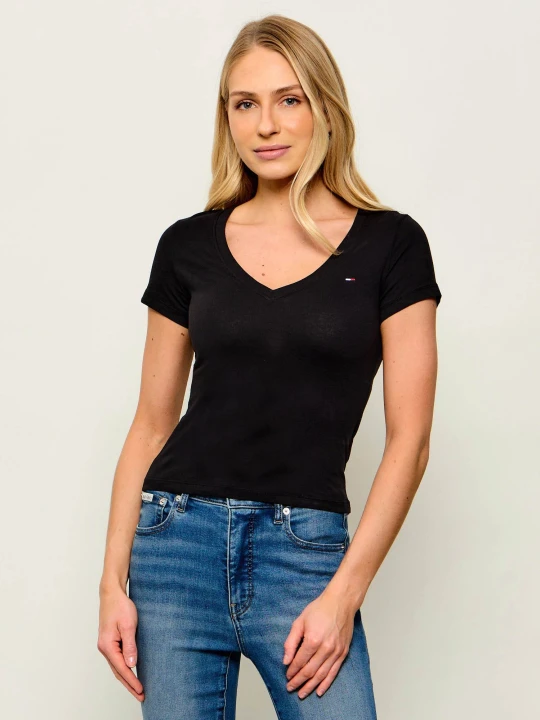 Zdjęcie produktu Tommy Jeans T-shirt | Slim Fit czarny