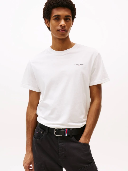 Zdjęcie produktu Tommy Jeans T-shirt | Slim Fit ecru