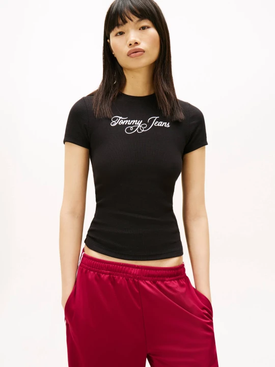 Zdjęcie produktu Tommy Jeans T-shirt | Slim Fit czarny