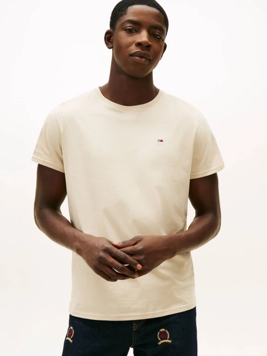 Zdjęcie produktu Tommy Jeans T-shirt | Slim Fit beżowy