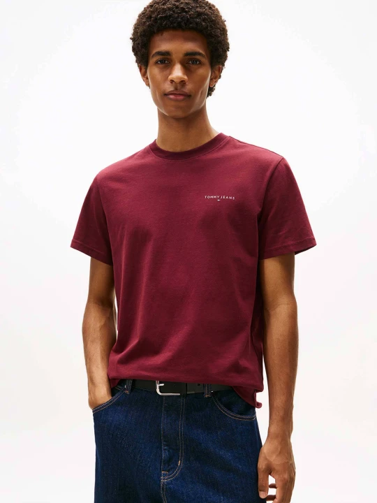 Zdjęcie produktu Tommy Jeans T-shirt | Slim Fit bordowy