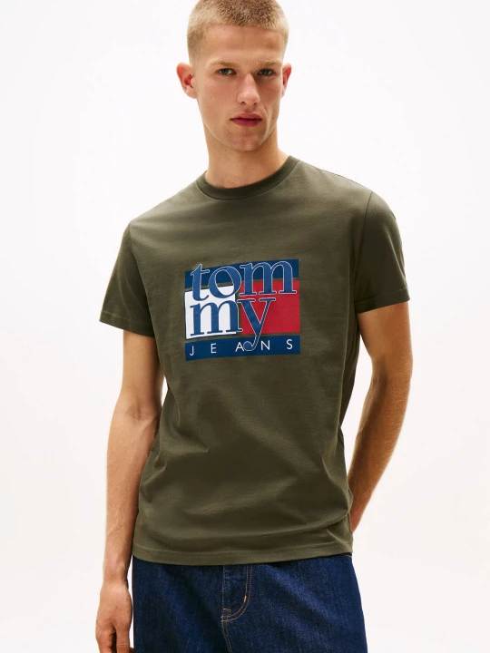 Zdjęcie produktu Tommy Jeans T-shirt | Slim Fit zielony