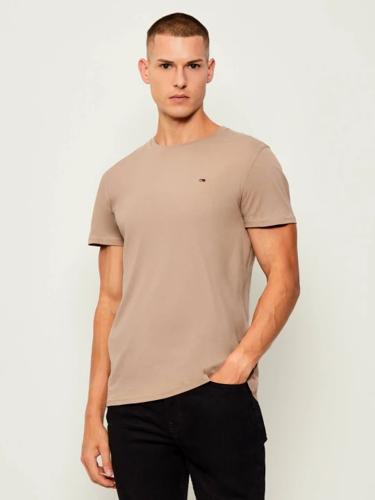 Zdjęcie produktu Tommy Jeans T-shirt | Slim Fit beżowy