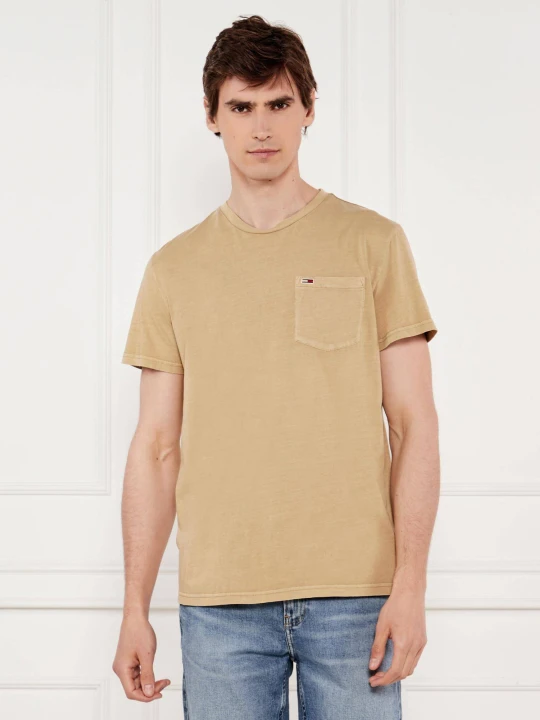 Zdjęcie produktu Tommy Jeans T-shirt | Slim Fit beżowy