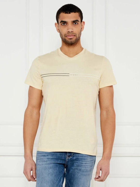 Zdjęcie produktu Tommy Jeans T-shirt | Slim Fit kremowy