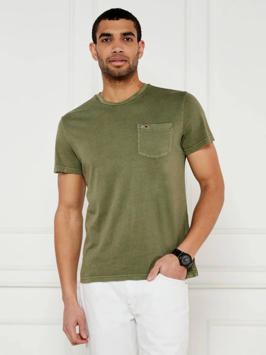 Zdjęcie produktu Tommy Jeans T-shirt | Slim Fit zielony