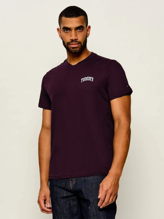 Zdjęcie produktu Tommy Jeans T-shirt | Slim Fit bordowy