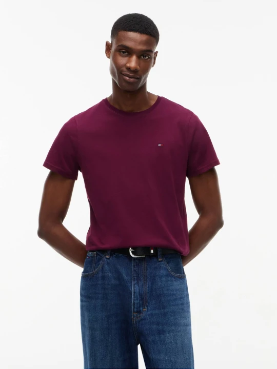 Zdjęcie produktu Tommy Jeans T-shirt | Slim Fit bordowy