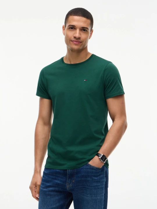 Zdjęcie produktu Tommy Jeans T-shirt | Slim Fit butelkowa zieleń